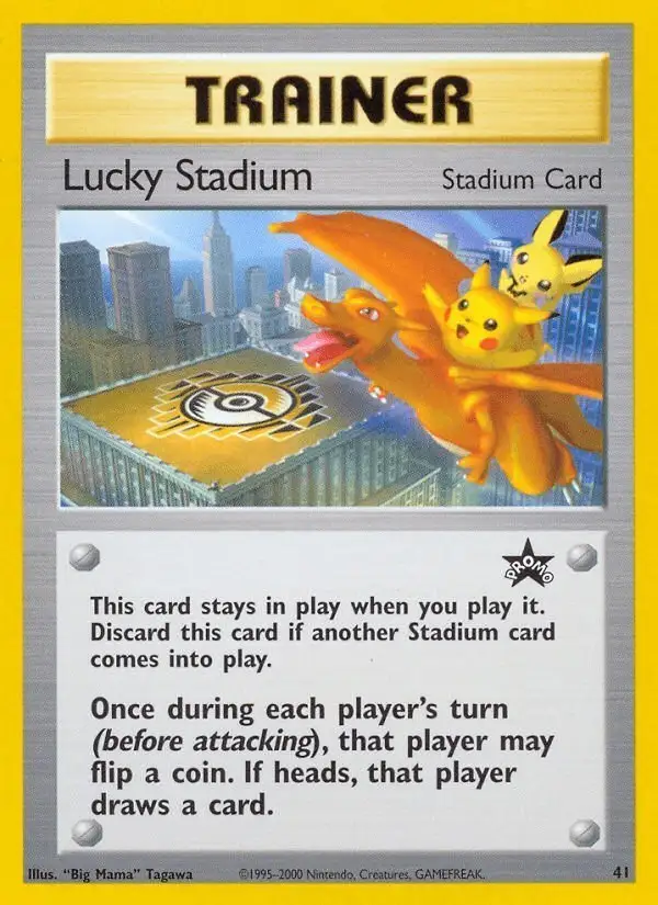 Lucky Stadium #41 Wizards Black Star Promos PSA 10