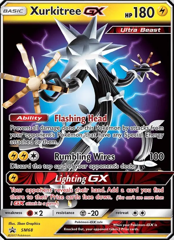 Xurkitree GX #SM68 SM Black Star Promos PSA 10