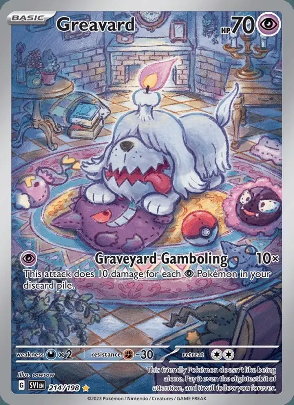 Greavard #214 Scarlet & Violet PSA 10