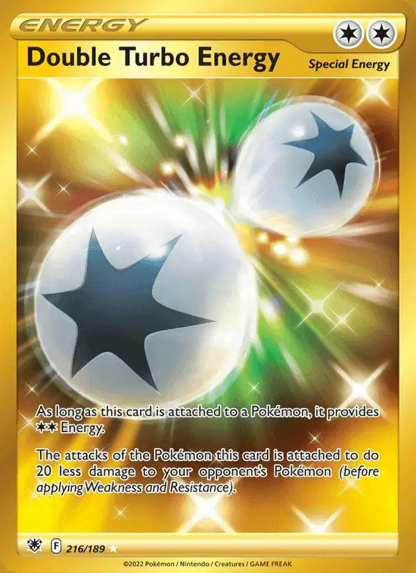 Double Turbo Energy #216 Astral Radiance PSA 10