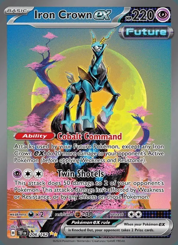 Iron Crown ex #206 Temporal Forces PSA 10
