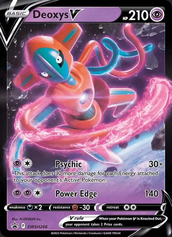 Deoxys V #SWSH266 SWSH Black Star Promos PSA 10