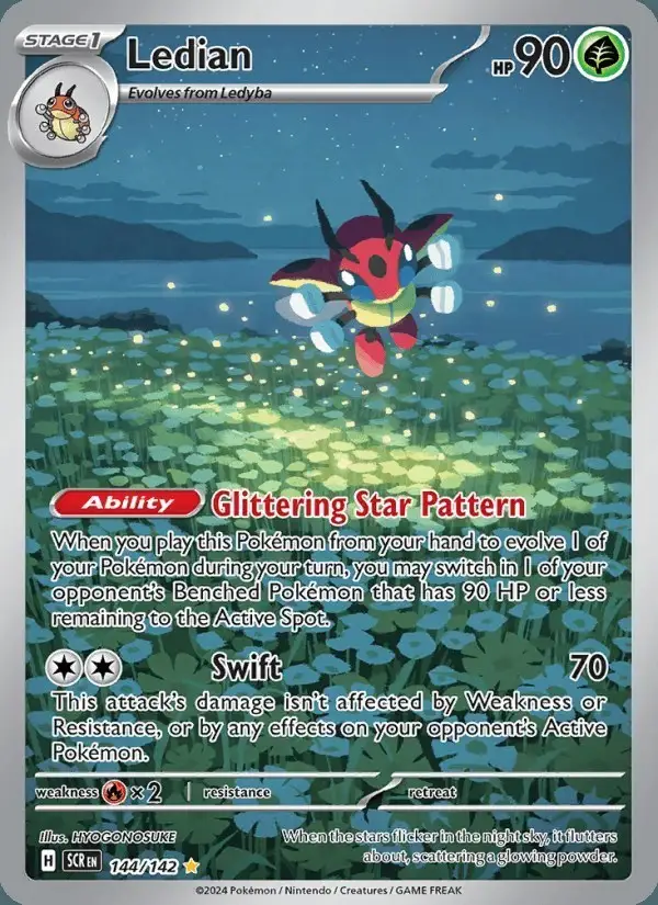 Ledian #144 Stellar Crown PSA 10