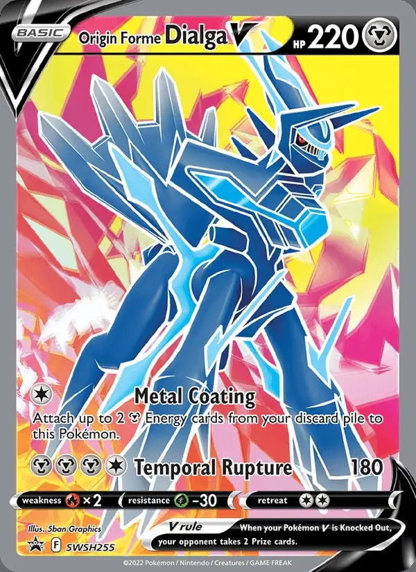Origin Forme Dialga V #SWSH255 SWSH Black Star Promos PSA 10