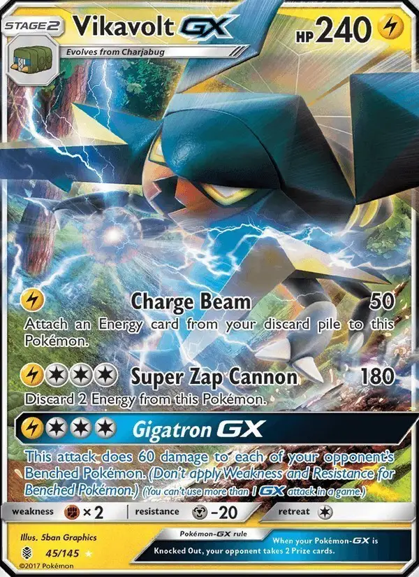 Vikavolt GX #45 Guardians Rising PSA 10
