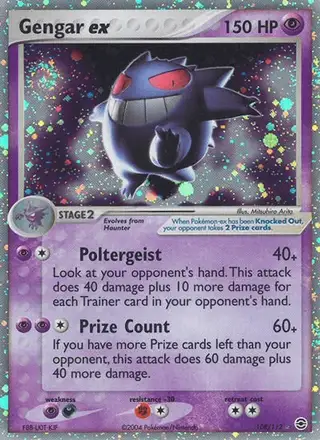 Gengar ex #108 FireRed & LeafGreen PSA 10