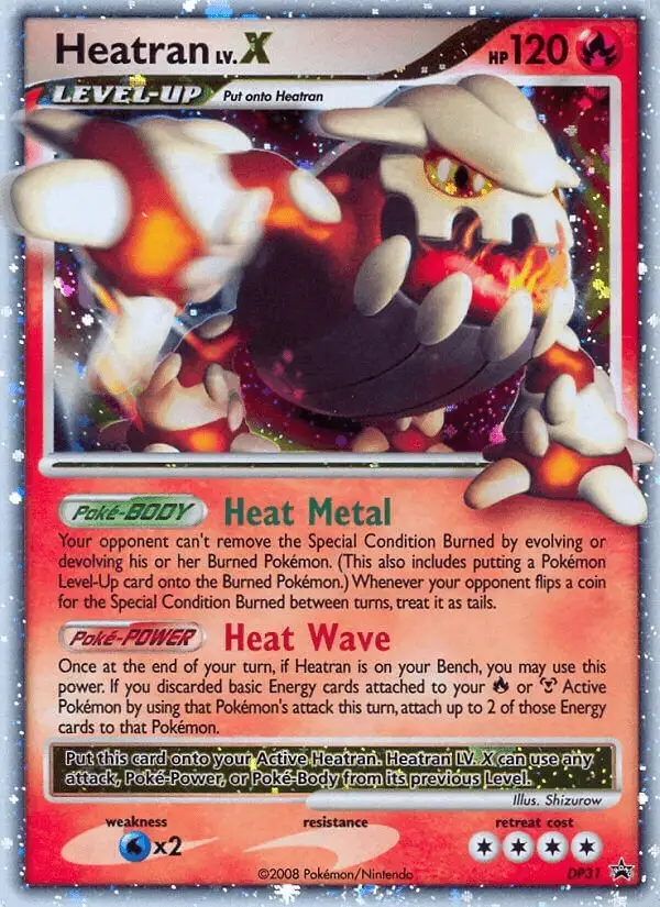 Heatran #DP31 DP Black Star Promos PSA 10