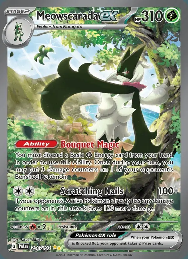 Meowscarada ex #256 Paldea Evolved PSA 10