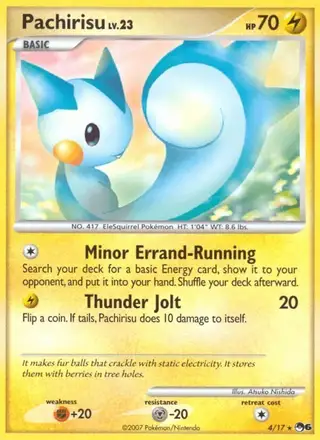 Pachirisu #4 POP Series 6 PSA 10