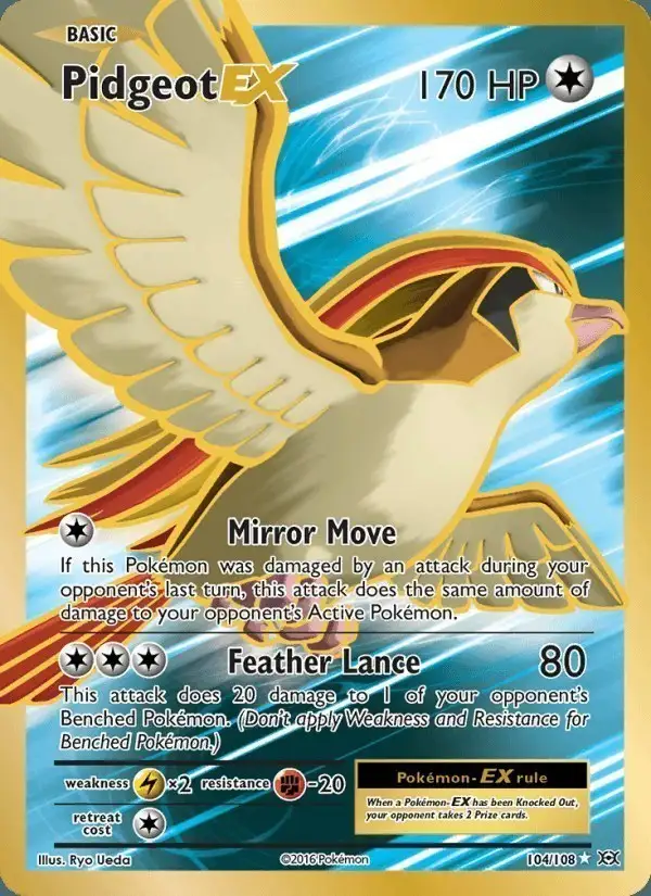 Pidgeot EX #104 Evolutions PSA 10