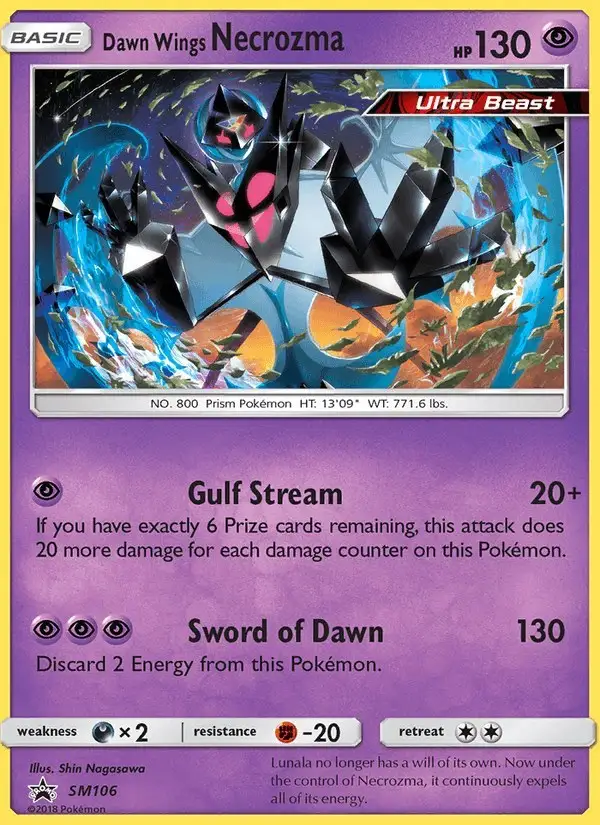 Dawn Wings Necrozma #SM106 SM Black Star Promos PSA 10