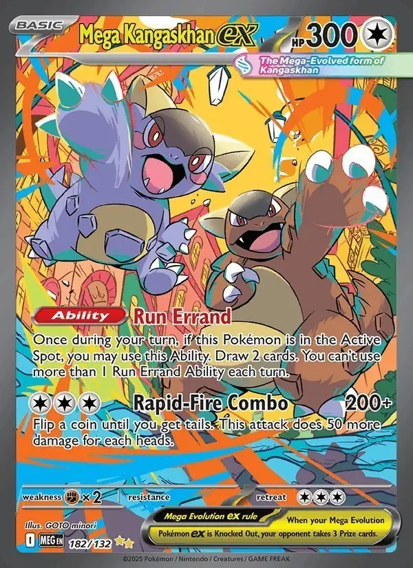 Mega Kangaskhan ex #182 Mega Evolution PSA 10
