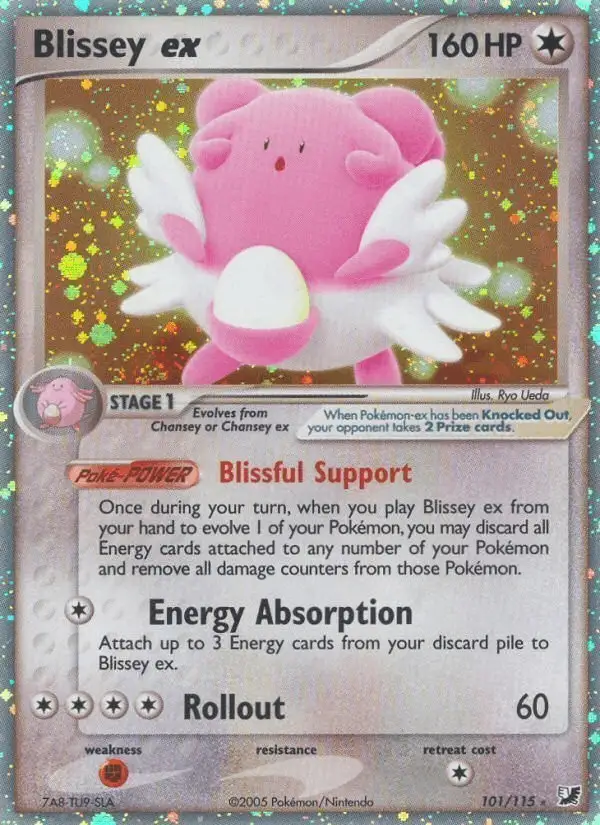 Blissey ex #101 Unseen Forces PSA 10