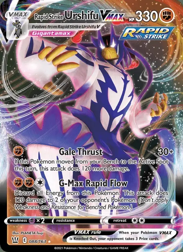 Rapid Strike Urshifu VMAX #88 Battle Styles PSA 10