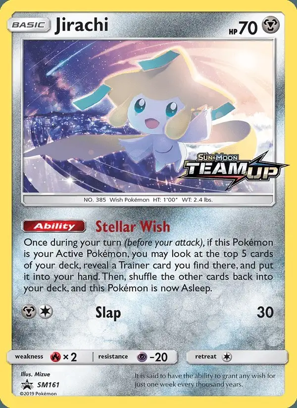 Jirachi #SM161 SM Black Star Promos PSA 10