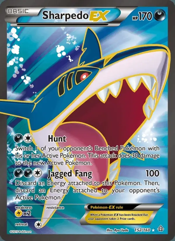 Sharpedo EX #152 Primal Clash PSA 10