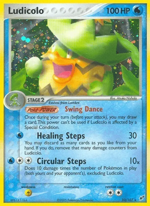 Ludicolo #10 Deoxys PSA 10