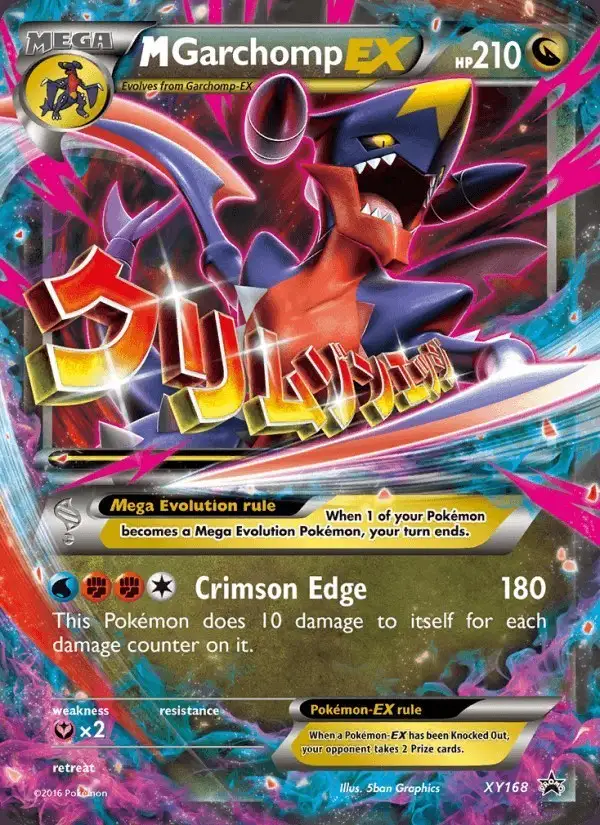 M Garchomp-EX #XY168 XY Black Star Promos PSA 10
