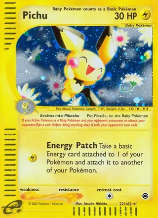 Pichu #22 Expedition Base Set PSA 10