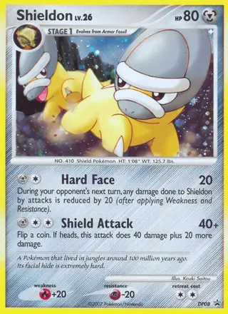 Shieldon #DP08 DP Black Star Promos PSA 10