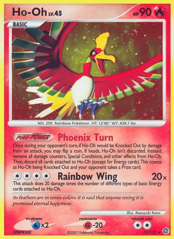 Ho-Oh #10 Secret Wonders PSA 10