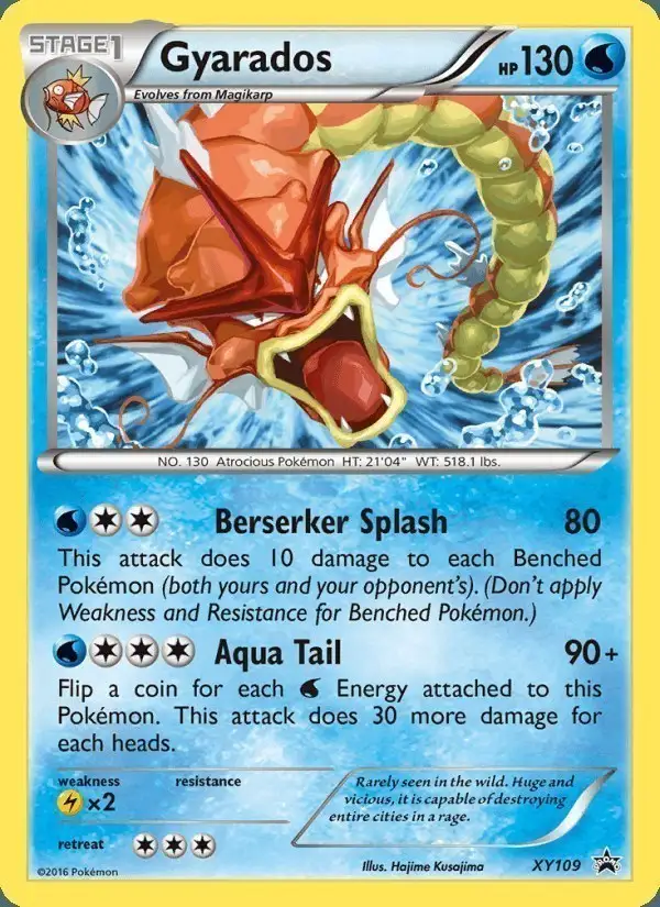 Gyarados #XY109 XY Black Star Promos PSA 10