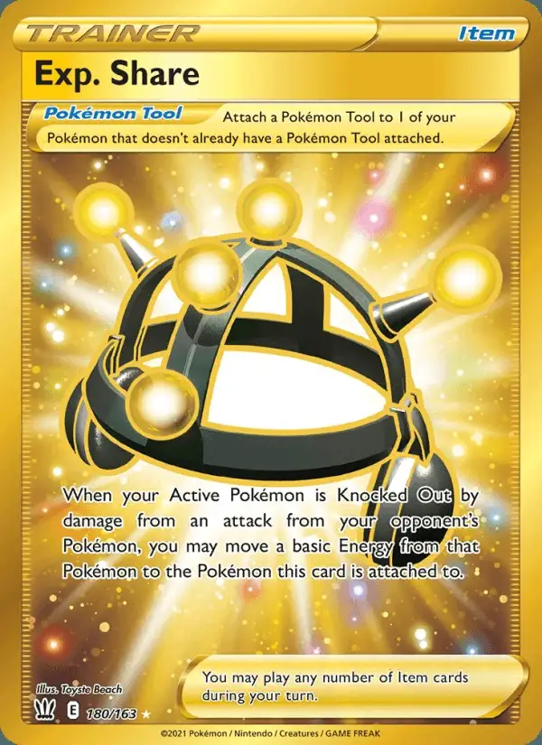 Exp. Share #180 Battle Styles PSA 10