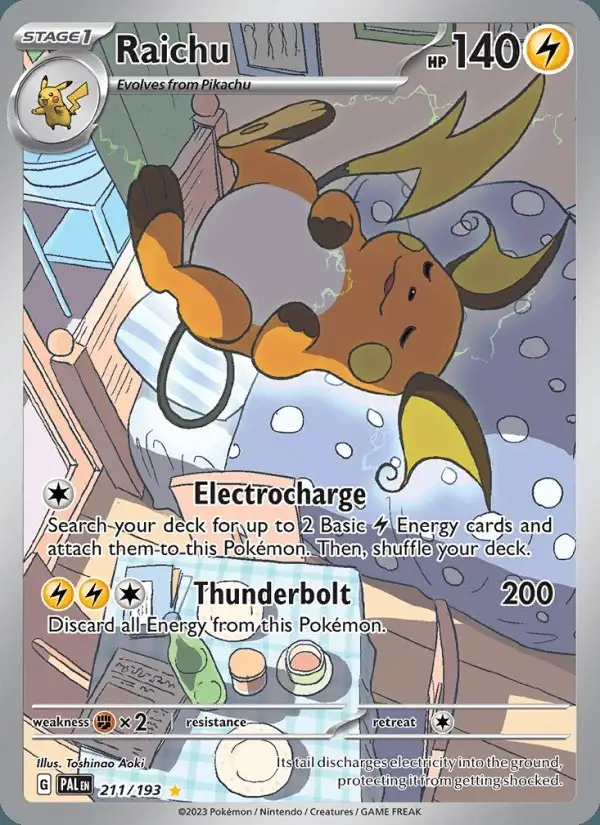 Raichu #211 Paldea Evolved PSA 10
