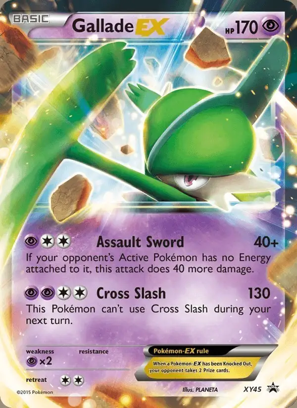 Gallade EX #XY45 XY Black Star Promos PSA 10