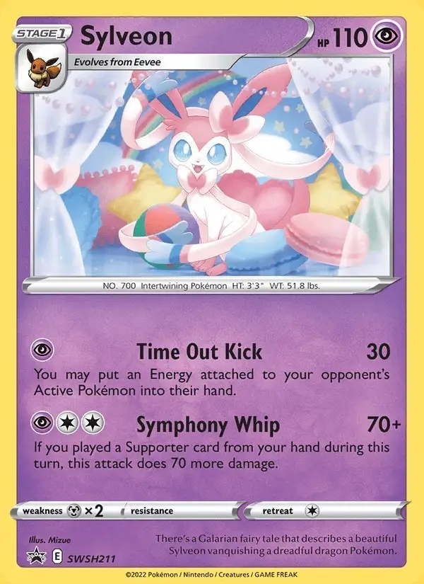 Sylveon #SWSH211 SWSH Black Star Promos PSA 10