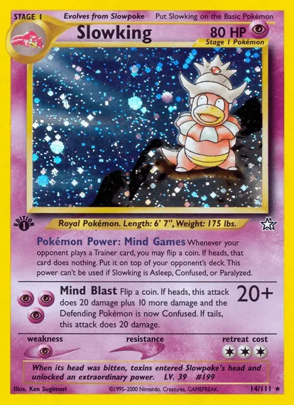 Slowking #14 Neo Genesis PSA 10