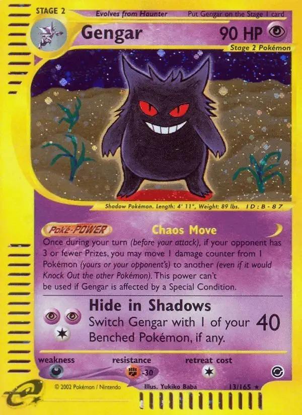 Gengar #13 Expedition Base Set PSA 10