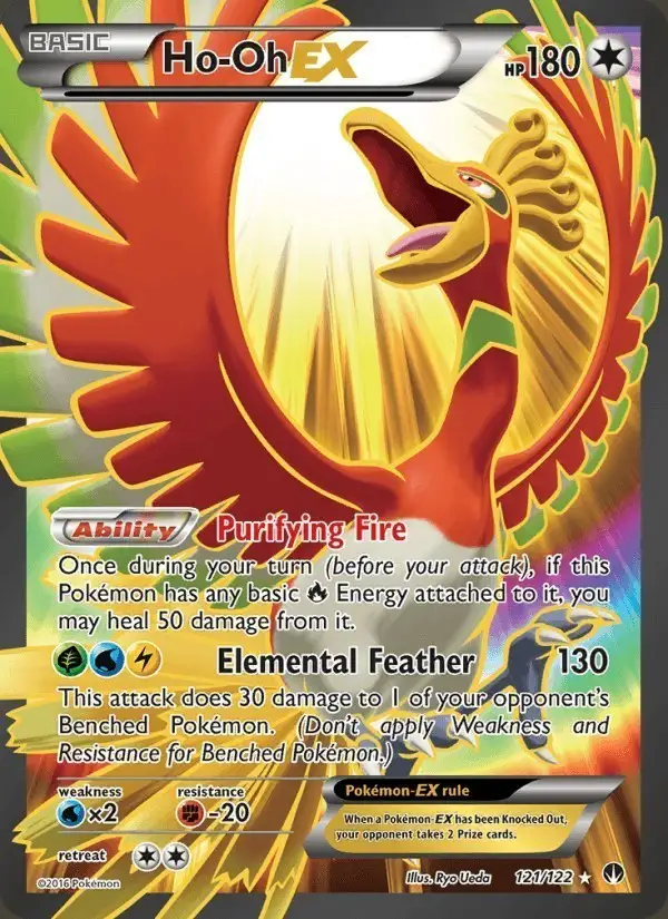 Ho-Oh EX #121 BREAKpoint PSA 10