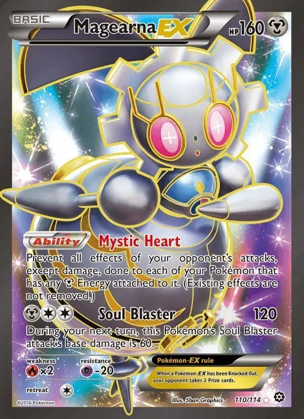 Magearna EX #110 Steam Siege PSA 10