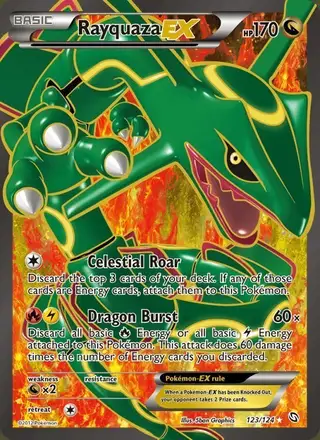 Rayquaza-EX #123 Dragons Exalted PSA 10