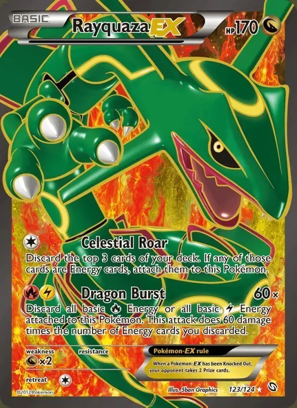 Rayquaza-EX #123 Dragons Exalted PSA 10