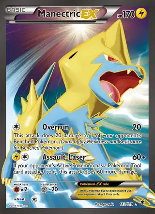 Manectric EX #113 Phantom Forces PSA 10