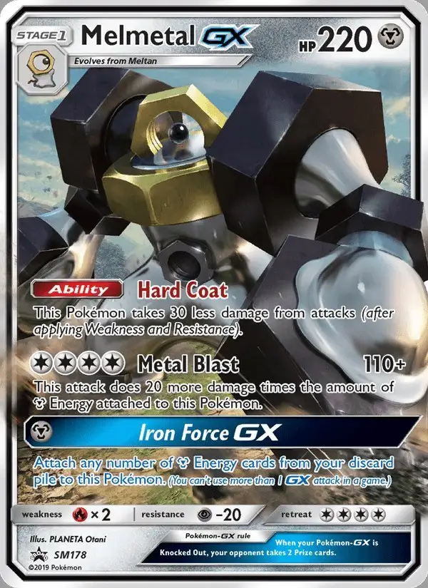 Melmetal GX #SM178 SM Black Star Promos PSA 10