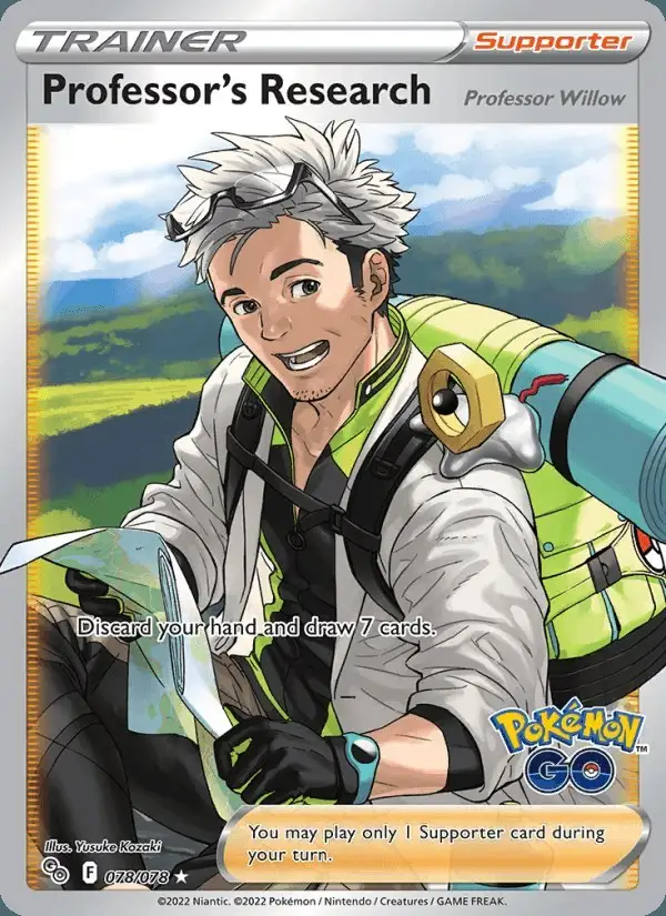 Professor's Research #078 Pokémon GO PSA 10