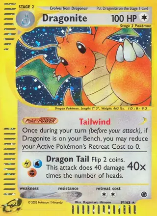 Dragonite #9 Expedition Base Set PSA 10