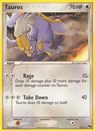 Tauros #5 POP Series 2 PSA 10