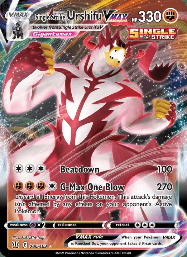 Single Strike Urshifu VMAX #86 Battle Styles PSA 10