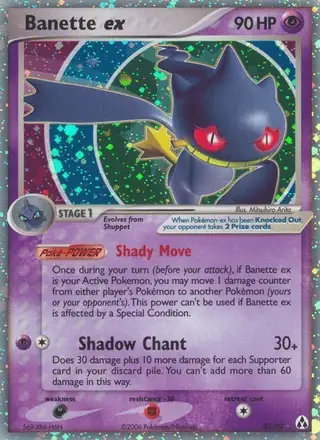 Banette ex #85 Legend Maker PSA 10