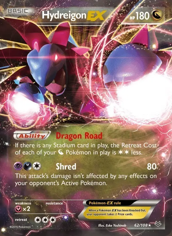 Hydreigon EX #62 Roaring Skies PSA 10