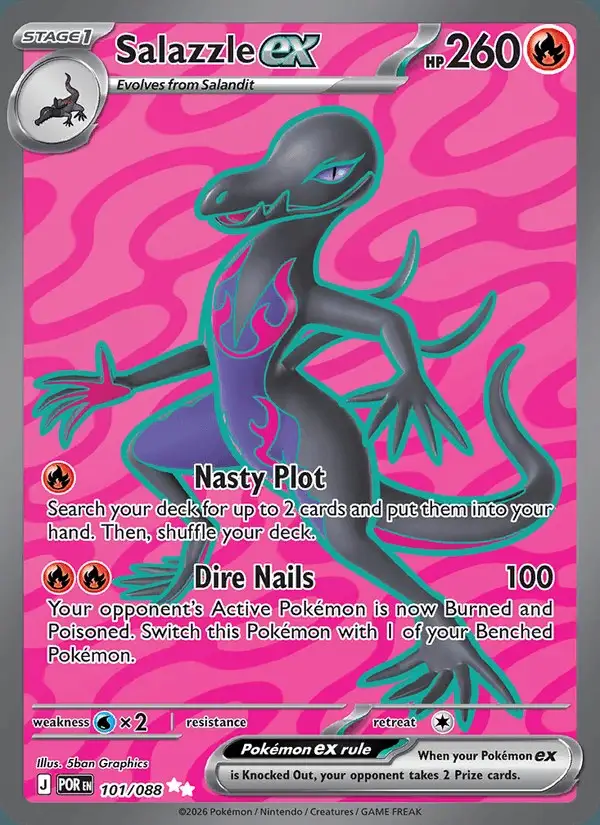 Salazzle ex #101 Perfect Order PSA 10