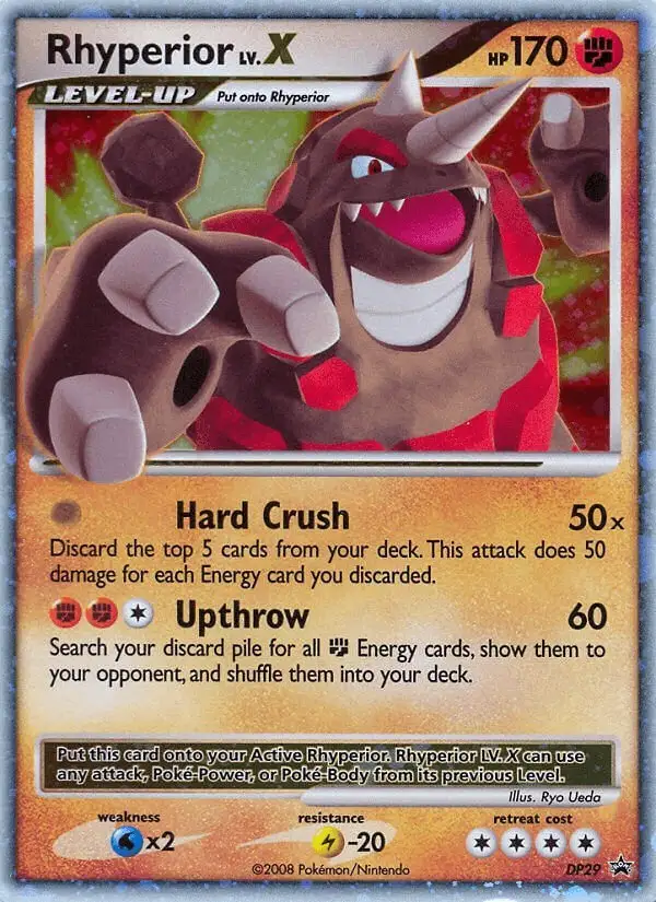 Rhyperior #DP29 DP Black Star Promos PSA 10