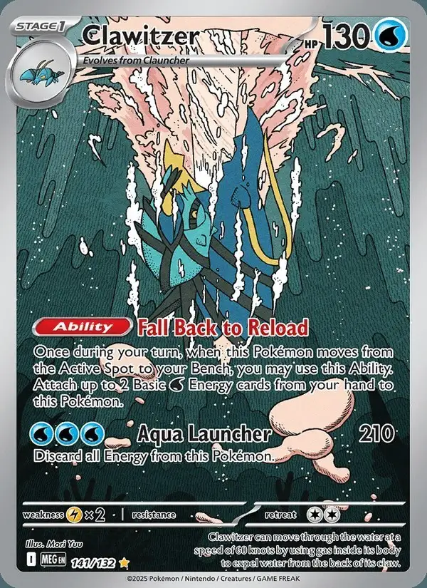 Clawitzer #141 Mega Evolution PSA 10
