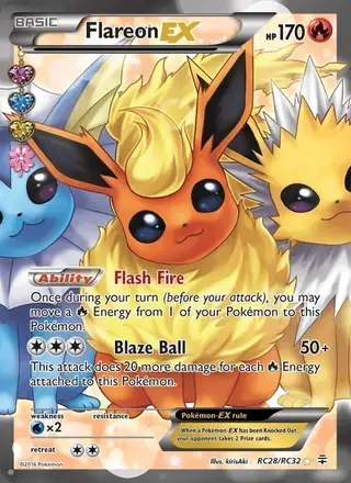 Flareon EX #RC28 Generations PSA 10