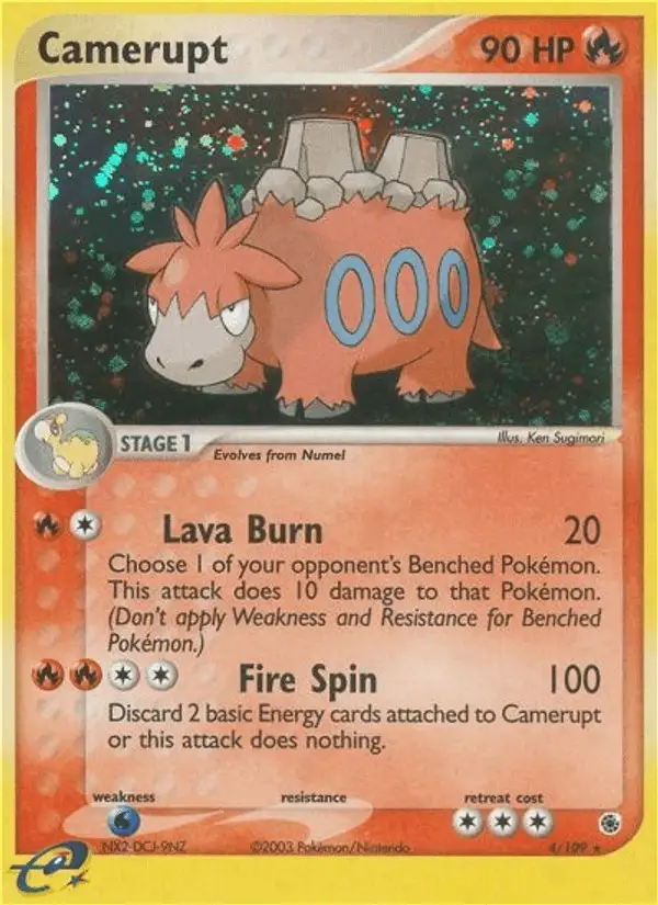 Camerupt #4 Ruby & Sapphire PSA 10