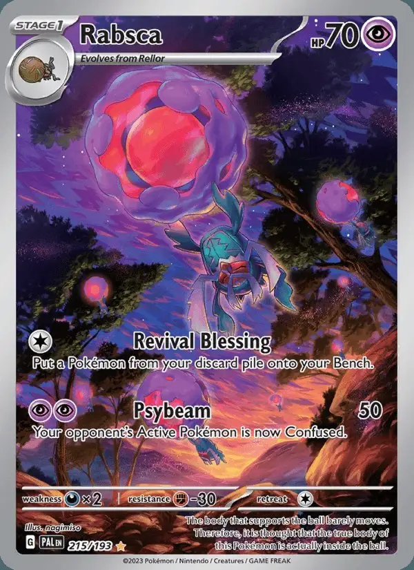 Rabsca #215 Paldea Evolved PSA 10